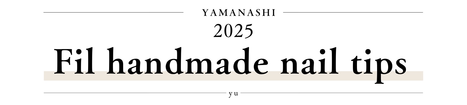 Fil handmade nail tips